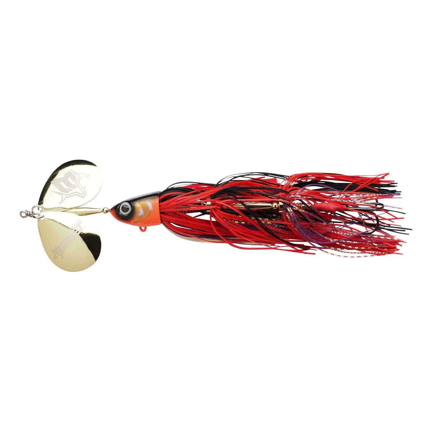 Abu Garcia Beast Skirted Spinner 22cm, 87g - Red Tiger
