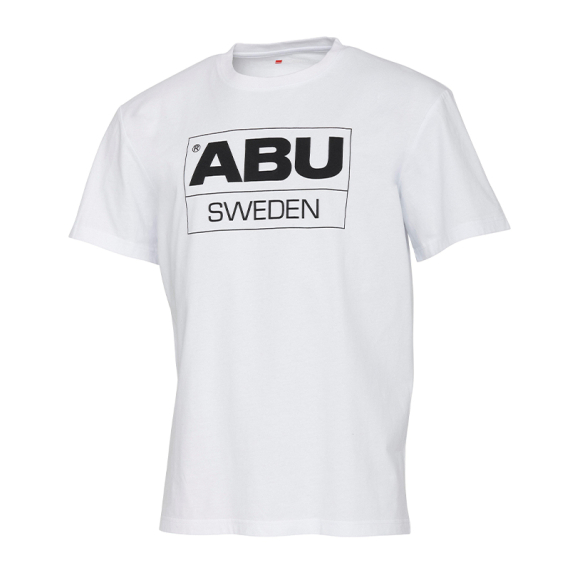 Abu Garcia Legacy Sweden Logo Tee White in the group Clothes & Shoes / Clothing / T-shirts at Sportfiskeprylar.se (1642599r)