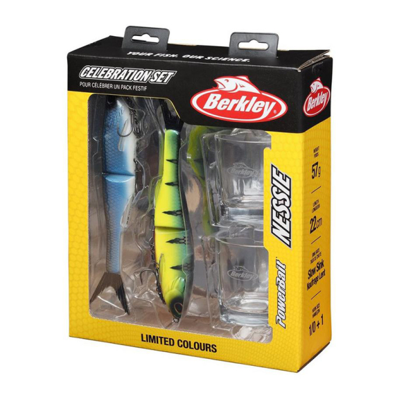 Berkley Nessie 22cm Celebration Set in the group Lures / Lure Kits at Sportfiskeprylar.se (1643101)