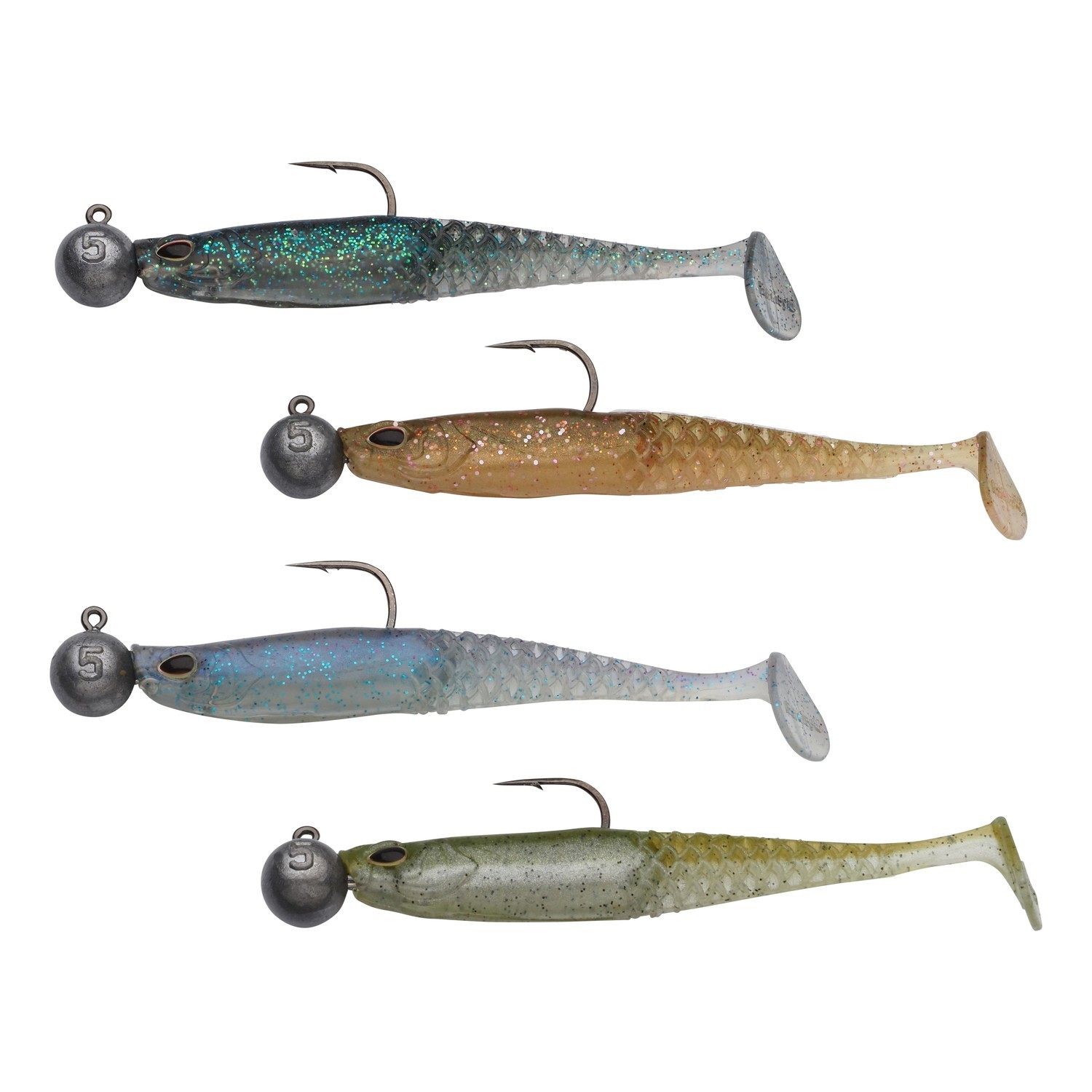 Berkley Cullshad Slim Ready To Fish Mixpack in the group Lures / Softbaits / Perch Softbaits & Zander Softbaits at Sportfiskeprylar.se (1655583r)