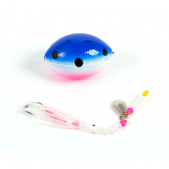Fladen Flowing 2-Hook Flatfish Rig With Boom - Blue/White Pink in the group Lures / Sea Fishing Lures / Flasher Rigs & Sea Fishing Rigs at Sportfiskeprylar.se (17-3413003)