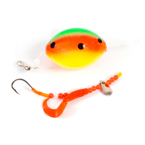 Fladen Flowing 2-Hook Flatfish Rig With Boom - Parrot in the group Lures / Sea Fishing Lures / Flasher Rigs & Sea Fishing Rigs at Sportfiskeprylar.se (17-3413065)