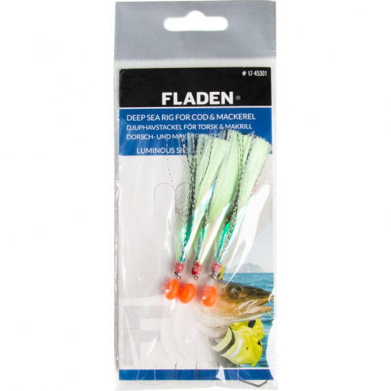 Fladen Luminous Silk Hooks Size 1/0 Yellow in the group Lures / Sea Fishing Lures / Flasher Rigs & Sea Fishing Rigs at Sportfiskeprylar.se (17-45103)