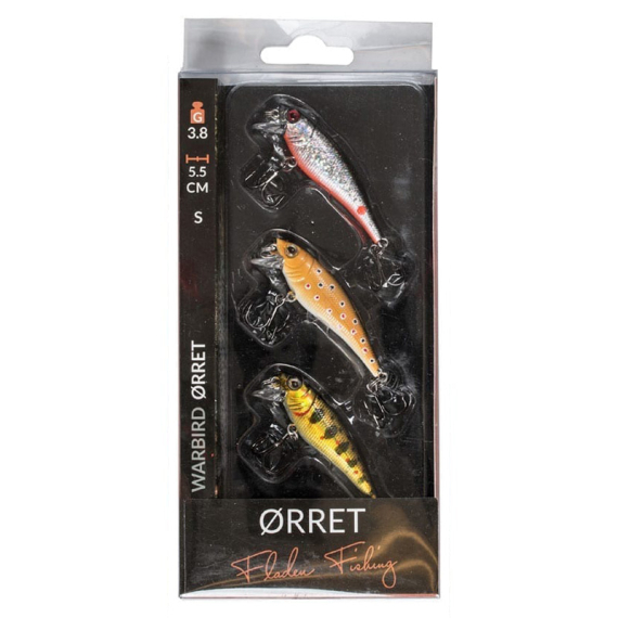 Fladen Warbird Trout 5,5cm 3,8g 3pcs Realistic in the group Lures / Lure Kits / Lure Kits Trout & Putntake Fishing at Sportfiskeprylar.se (18-345501)