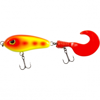Maxximus Predator Tail-or Jr 30 gram Yellow & Red in the group Lures / Tail baits & Hybrid baits at Sportfiskeprylar.se (18-713011)