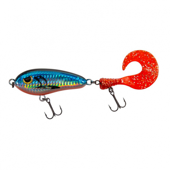 Fladen Maxximus Predator Tail-Or Jr 30g, Blue W Mirror in the group Lures / Tail baits & Hybrid baits at Sportfiskeprylar.se (18-713015)