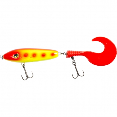 Maxximus Predator Tail-or XL 80 gram Yellow & Red in the group Lures / Tail baits & Hybrid baits at Sportfiskeprylar.se (18-718011)