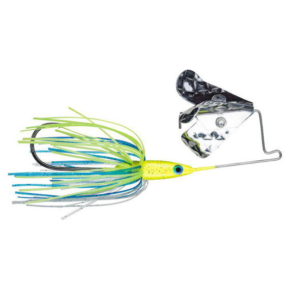 Strike King Tri-Wing Mini Buzz King 3,5g - Chartreuse Blue in the group Lures / Spinnerbaits at Sportfiskeprylar.se (18BM-71)