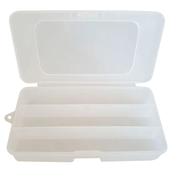 Baitbox clear 3 Compartments 110x200mm in the group Storage / Tackle Boxes / Lure Boxes at Sportfiskeprylar.se (1923)