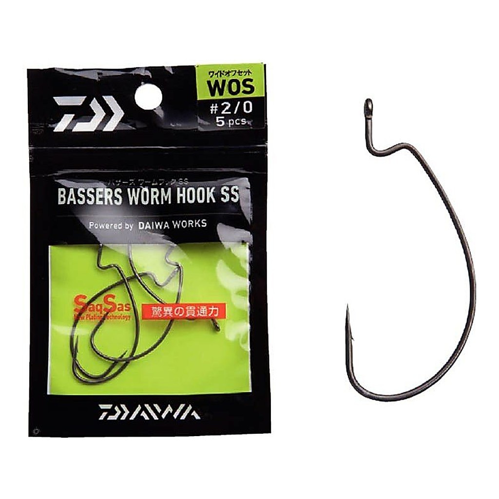 Daiwa Bassers Worm Hook Wos in the group Hooks & Terminal Tackle / Hooks / Offset Hooks at Sportfiskeprylar.se (196151r)