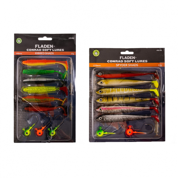 Fladen Conrad Softlures 3x6 Assorted Colors in the group Lures / Lure Kits at Sportfiskeprylar.se (20-3504r)