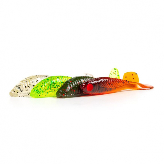 Fladen Vermz Scented Soft Lures Mini Shad & Single Tails 20pcs in the group Lures / Lure Kits at Sportfiskeprylar.se (20-590103)