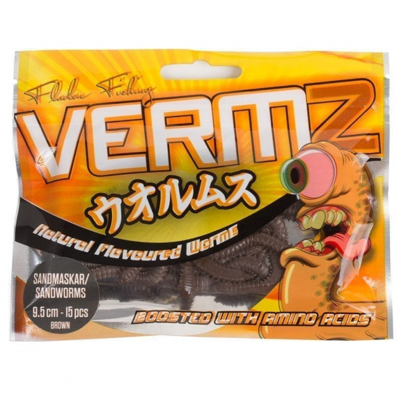 Fladen Vermz Bristleworm 9,5cm (15pcs) in the group Lures / Softbaits / Perch Softbaits & Zander Softbaits at Sportfiskeprylar.se (20-5995-01r)