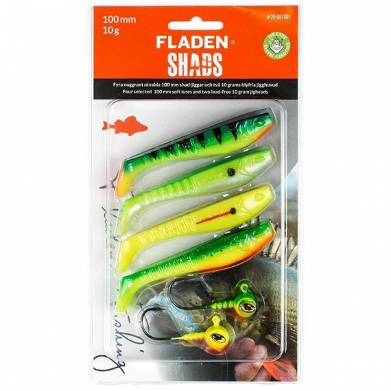 Fladen Jig Assortment Shad 80mm Colour combo 1 in the group Lures / Lure Kits at Sportfiskeprylar.se (20-660801)