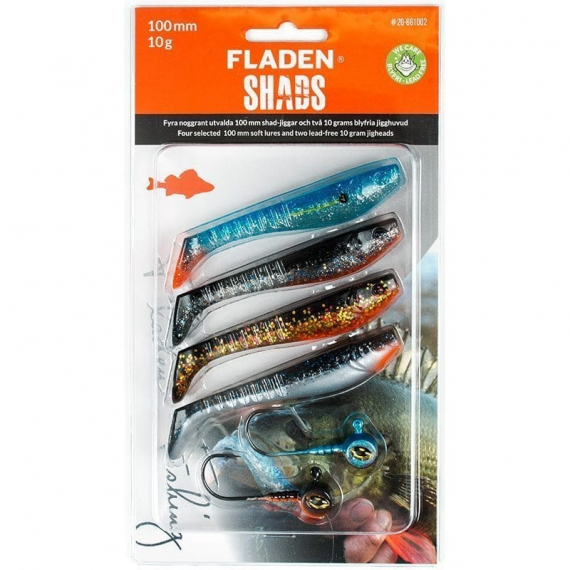 Fladen Jig Assortment Shad 80mm Colour combo 2 in the group Lures / Lure Kits at Sportfiskeprylar.se (20-660802)