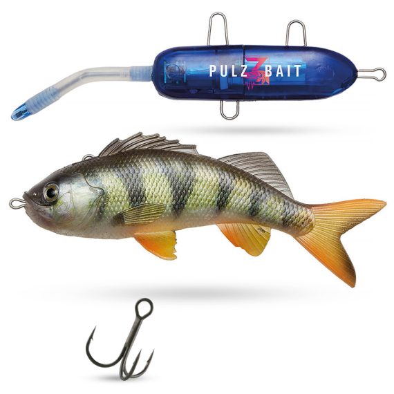Pulz Bait Starter Kit Perch, 15cm in the group Lures / Pulz Bait at Sportfiskeprylar.se (2000-07r)