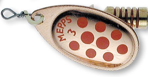 Mepps Aglia med prickar in the group Lures / Inline Spinners at Sportfiskeprylar.se (20046909r)