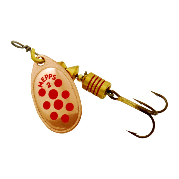 Mepps Aglia med prickar in the group Lures / Spinners / Inline Spinner at Sportfiskeprylar.se (20046909r)
