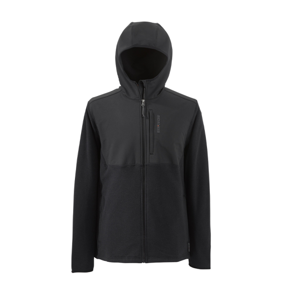 Grundéns Bering Fleece Pro FZ Hoodie Black in the group Clothes & Shoes / Clothing / Sweaters / Hoodies at Sportfiskeprylar.se (20069-001-0014r)