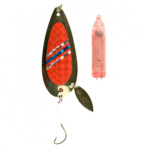 Vidar 85mm inkl LED blink in the group Lures / Ice Jigging Lures / LED Ice Jigs at Sportfiskeprylar.se (20130397r)