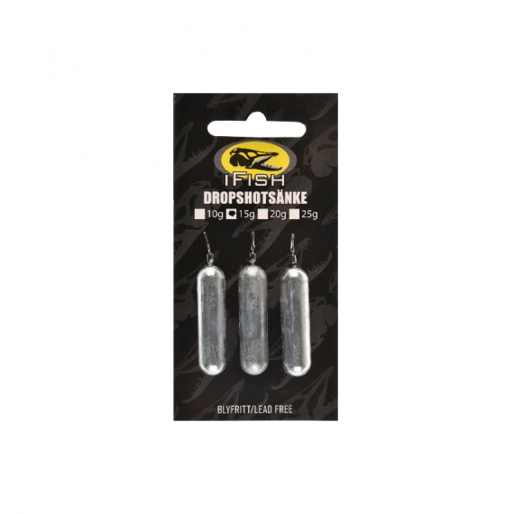 IFISH Dropshot Sinker Lead Free 10g, (3-Pack) in the group Hooks & Terminal Tackle / Sinkers & Weights / Dropshot Sinkers at Sportfiskeprylar.se (20184170)