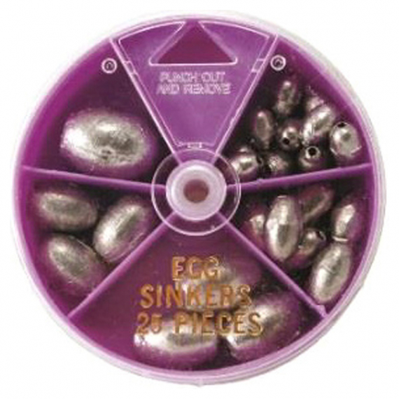 IFISH Es-25 Egg Sinkers, 25st in the group Hooks & Terminal Tackle / Sinkers & Weights at Sportfiskeprylar.se (20206768)