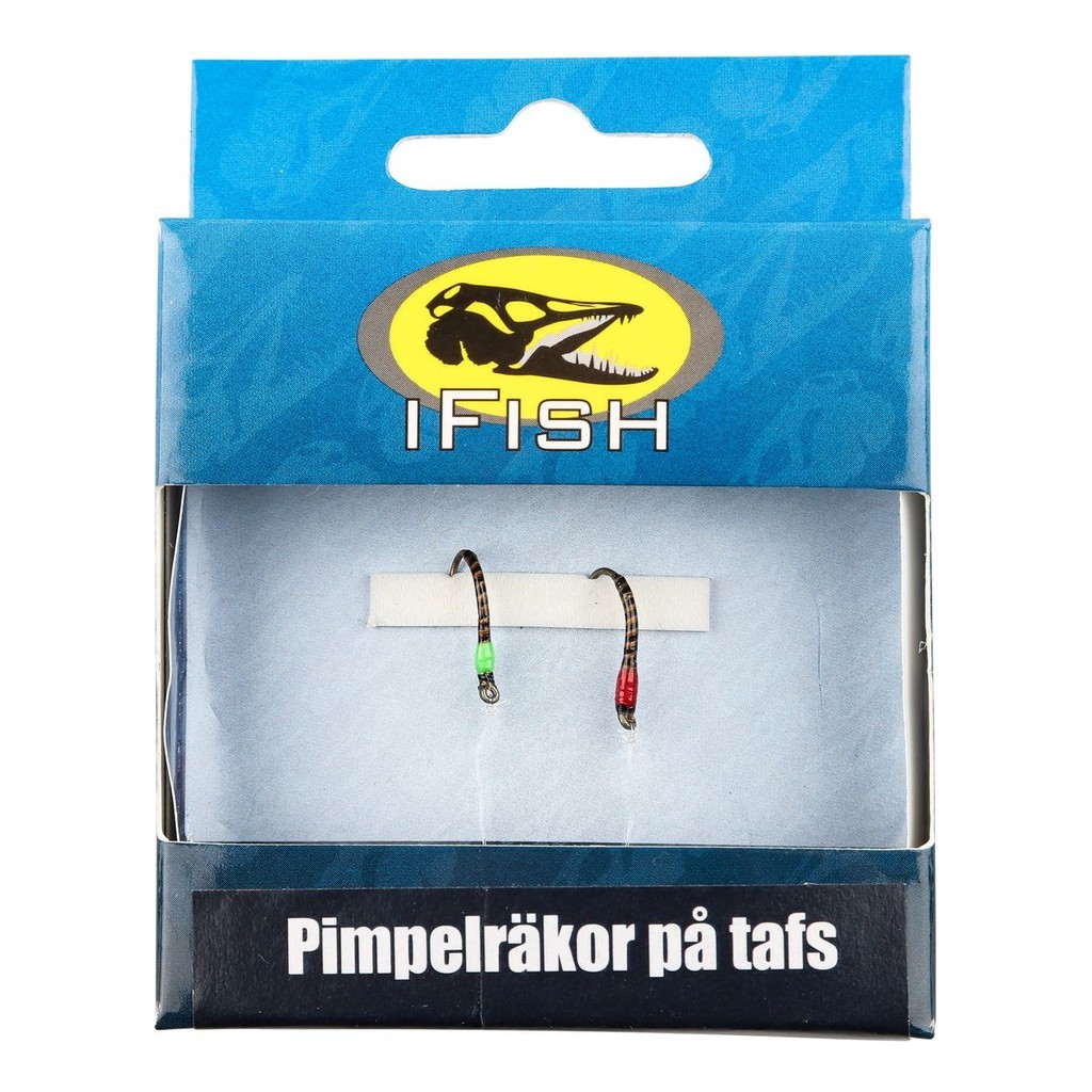 IFISH Ice Shrimp on leader 2-pcs in the group Lures / Ice Jigging Lures / Creaturebaits Ice Fishing at Sportfiskeprylar.se (20241574)