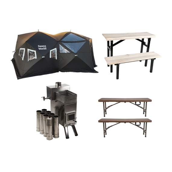 IFISH Sauna World Komplett in the group Outdoor / Ice Fishing Tents & Accessories / Ice Fishing Tents at Sportfiskeprylar.se (20254834)