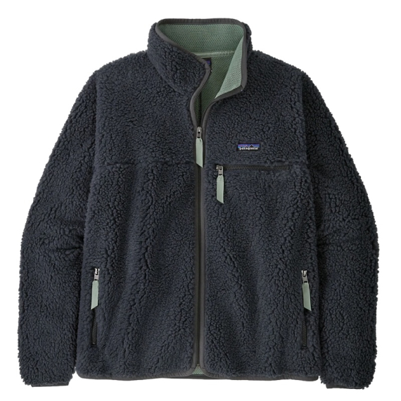 Patagonia Natural Blend Retro Cardigan Ink Black in the group Clothes & Shoes / Clothing / Jackets / Fleece Jackets at Sportfiskeprylar.se (20535-INBK-XSr)