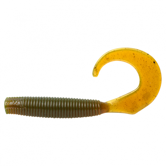 Daiwa Bait Junkie Grub 4'', 10cm (6pack) Motor Oil UV