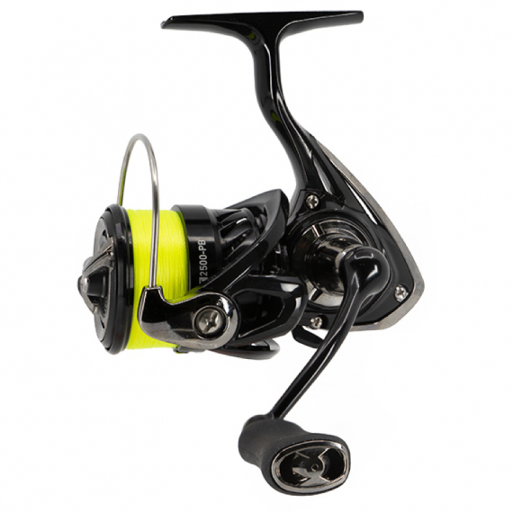 Daiwa 20 Ninja LT 2500 Pitch Black ink. J-Braid X4 YL 0,13mm in the group Reels / Spinning Reels at Sportfiskeprylar.se (216606)