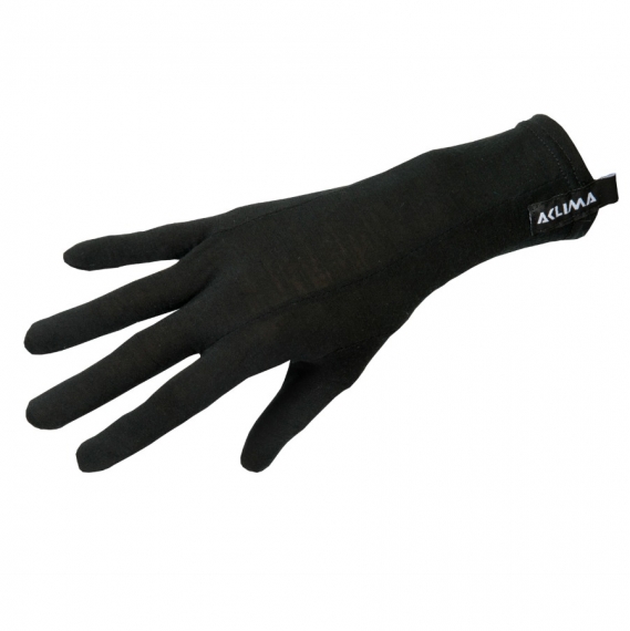 Lightwool Liner Gloves Unisex Jet Black, Medium in the group Clothes & Shoes / Clothing / Gloves at Sportfiskeprylar.se (217523001-05)