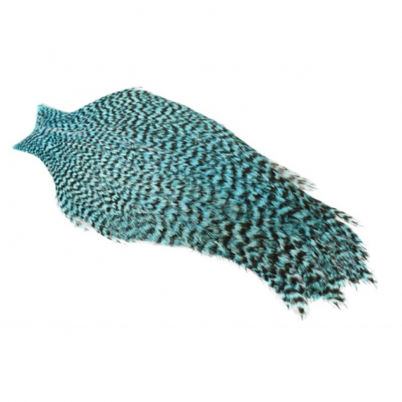 Whiting Freshwater Streamer Cape - Grizzly dyed Silver Dr Blue in the group Hooks & Terminal Tackle / Fly Tying / Fly Tying Material / Feathers & Capes / Hackle at Sportfiskeprylar.se (21801157)