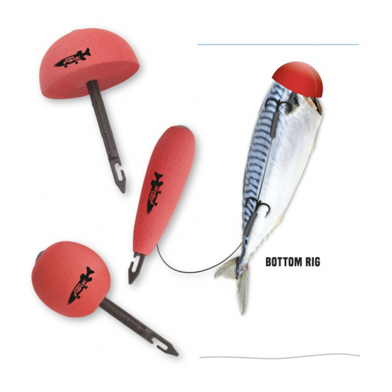 Quantum Mr. Pike Bait Pop Up Kit Red (3pcs) in the group Hooks & Terminal Tackle / Rig Accessories / Bait Poppers at Sportfiskeprylar.se (22-6240001)