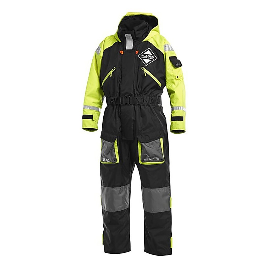 Fladen flotation suit 845XY Black/Yellow in the group Clothes & Shoes / Flotation Clothing / Flotation Suits at Sportfiskeprylar.se (22-845XYr)