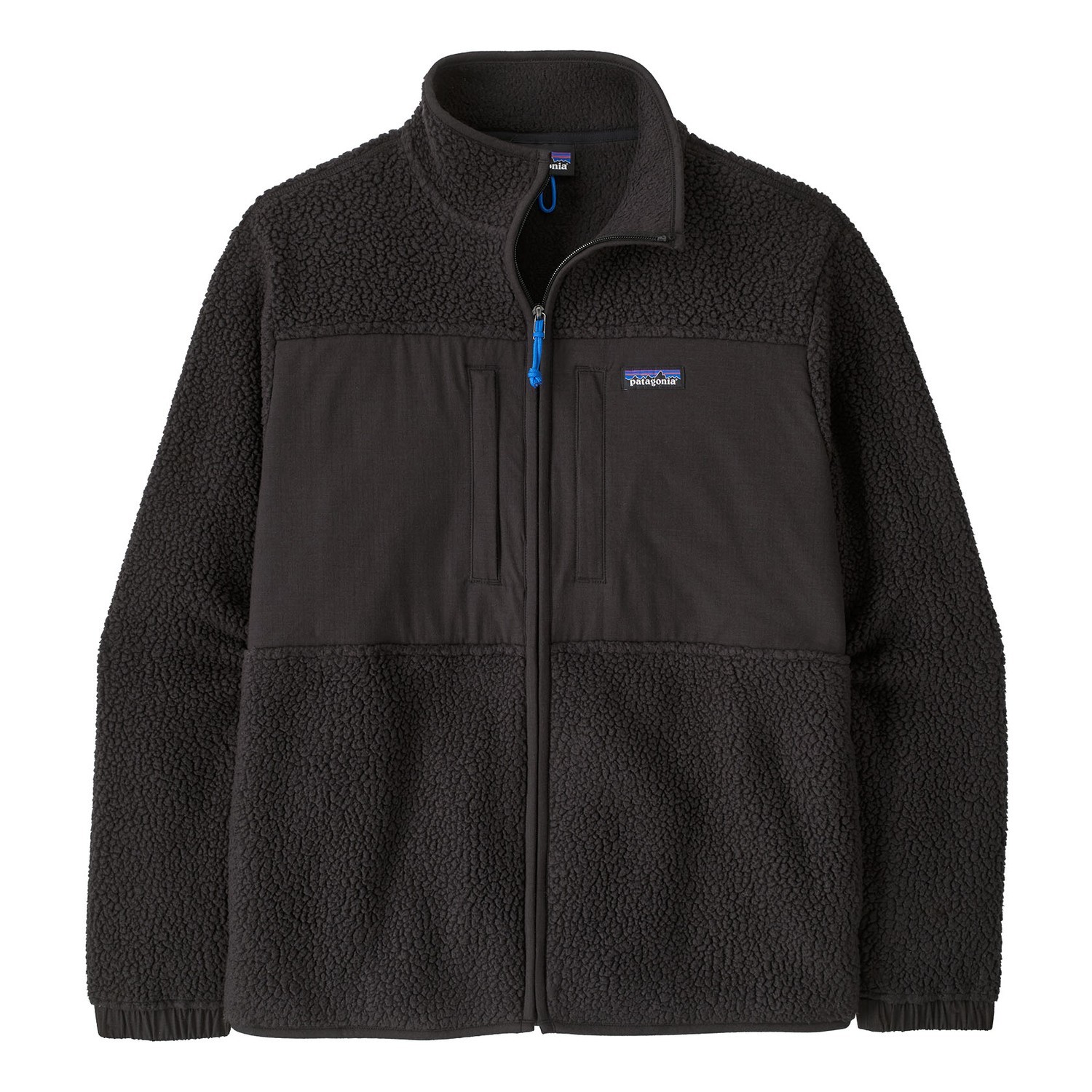 Patagonia M\'s Retro Pile Patch Jacket BLK in the group Clothes & Shoes / Clothing / Jackets / Fleece Jackets at Sportfiskeprylar.se (22780-BLK-Sr)