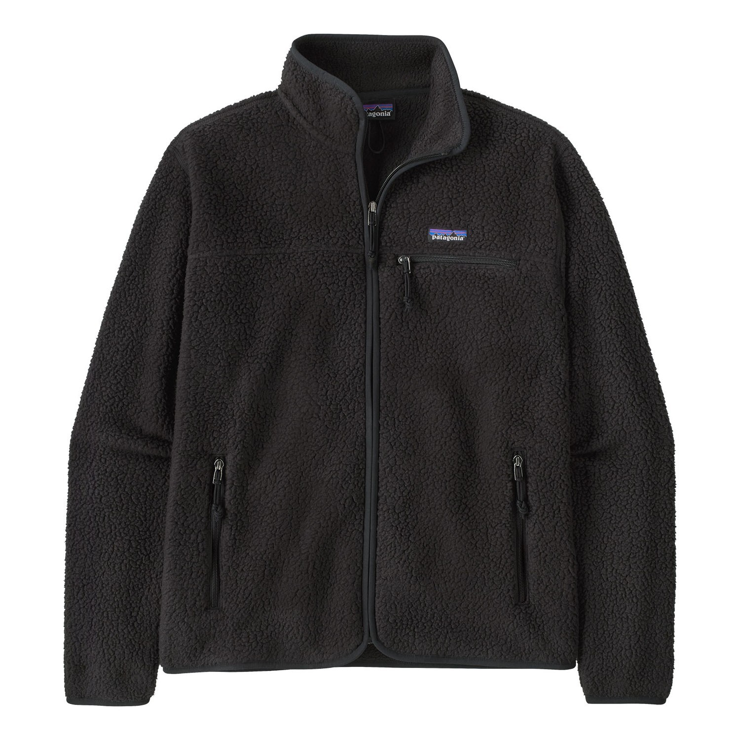 Patagonia M\'s Retro Pile Jacket BLK in the group Clothes & Shoes / Clothing / Jackets / Fleece Jackets at Sportfiskeprylar.se (22802-BLK-Sr)