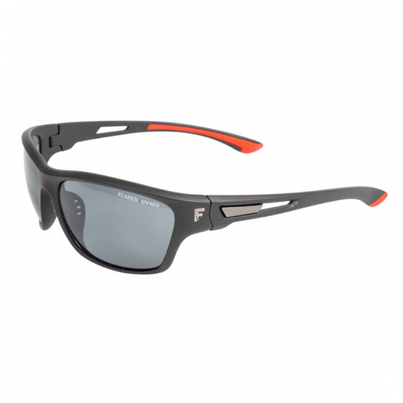 Fladen Polarized Sunglasses Matt Black Red Grey Lens in the group Clothes & Shoes / Eyewear / Polarized Sunglasses at Sportfiskeprylar.se (23-2055)
