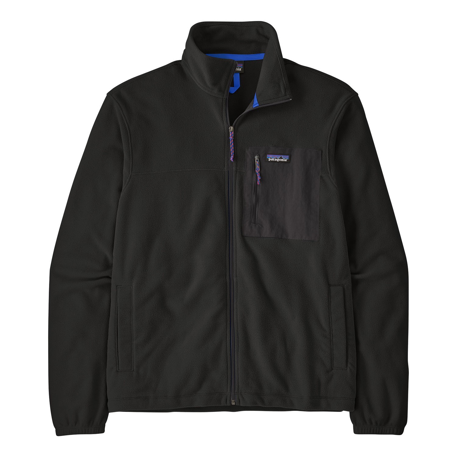 Patagonia M\'s Micro D Patch Pocket Jacket BLK in the group Clothes & Shoes / Clothing / Jackets / Fleece Jackets at Sportfiskeprylar.se (23235-BLK-Sr)
