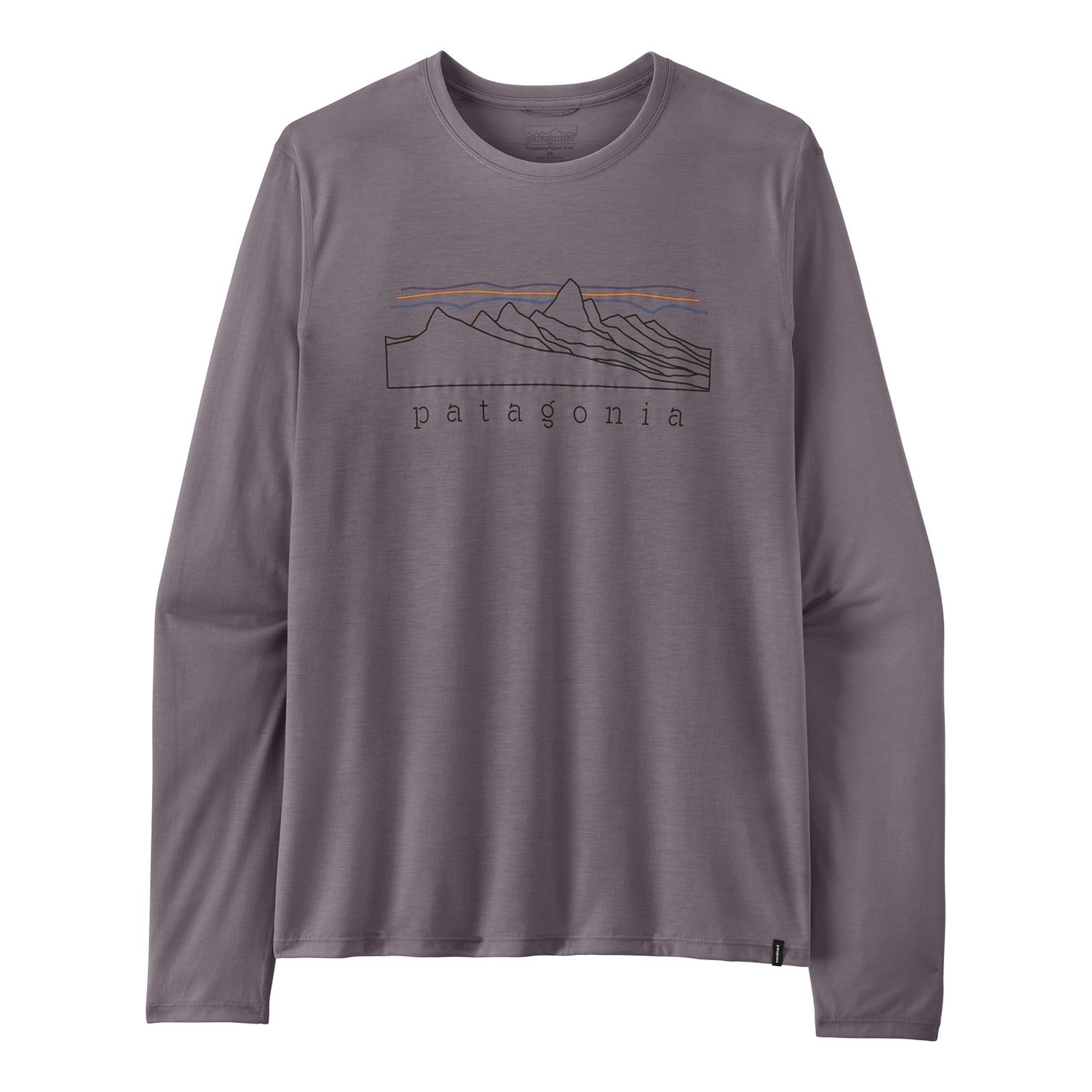 Patagonia M\'s L/S Cap Cool Trail Shirt - Stratapeaks MYGR in the group Clothes & Shoes / Clothing / Sweaters / Long-sleeved T-shirts at Sportfiskeprylar.se (23711-MYGR-XXLr)