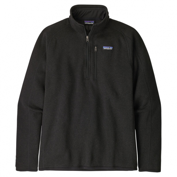 Patagonia M\'s Better Sweater 1/4 Zip Black in the group Clothes & Shoes / Clothing / Sweaters / Fleece sweaters at Sportfiskeprylar.se (25523-BLKr)