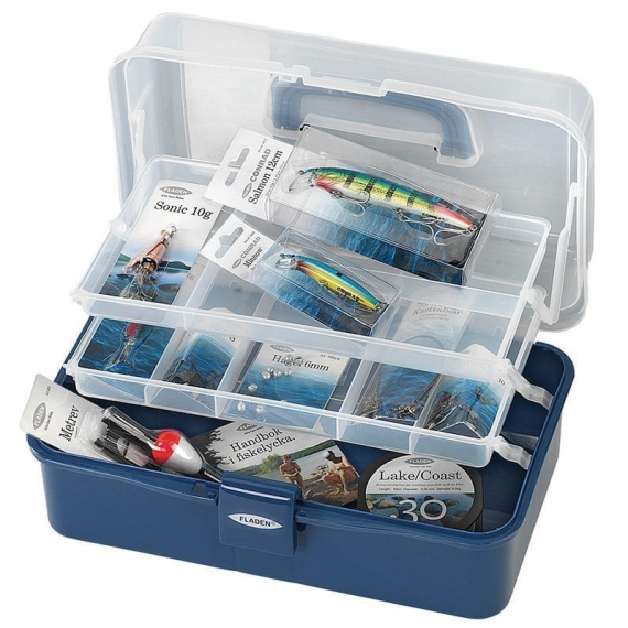 Fladen Fishing Box Two Stories 33X20X15cm for Lakes & Lighter Coastfishing in the group Lures / Lure Kits / Lure Kits Trout & Putntake Fishing at Sportfiskeprylar.se (2555)
