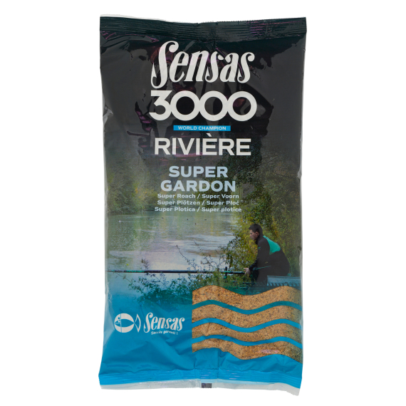 Sensas 3000 Super River Roach 1kg in the group Lures / Boilies, Hook Baits & Groundbait / Groundbait at Sportfiskeprylar.se (29-10331)