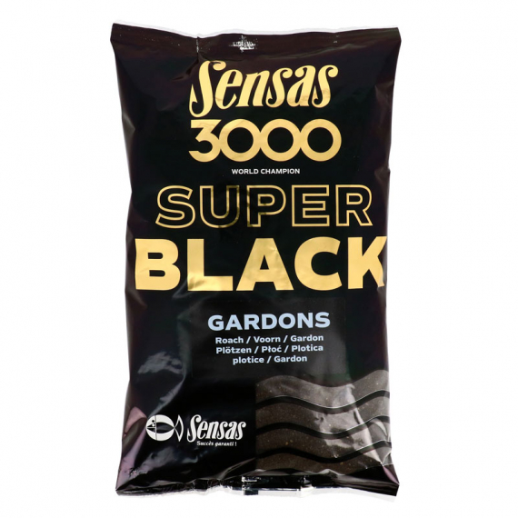 Sensas 3000 Super Black Gardons 1kg in the group Lures / Boilies, Hook Baits & Groundbait / Groundbait / Groundbait at Sportfiskeprylar.se (29-11562)