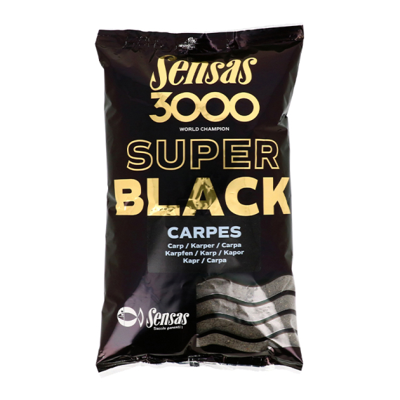 Sensas 3000 Super Black Carp 1kg in the group Lures / Boilies, Hook Baits & Groundbait / Groundbait / Groundbait at Sportfiskeprylar.se (29-11582)