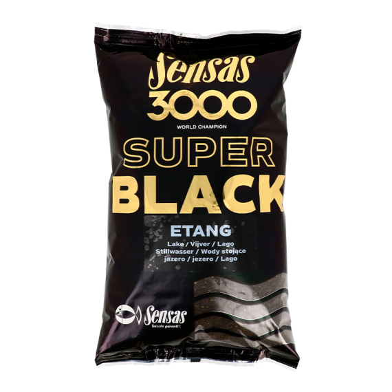 Sensas 3000 Super Black Lake 1kg in the group Lures / Boilies, Hook Baits & Groundbait / Groundbait / Groundbait at Sportfiskeprylar.se (29-11602)