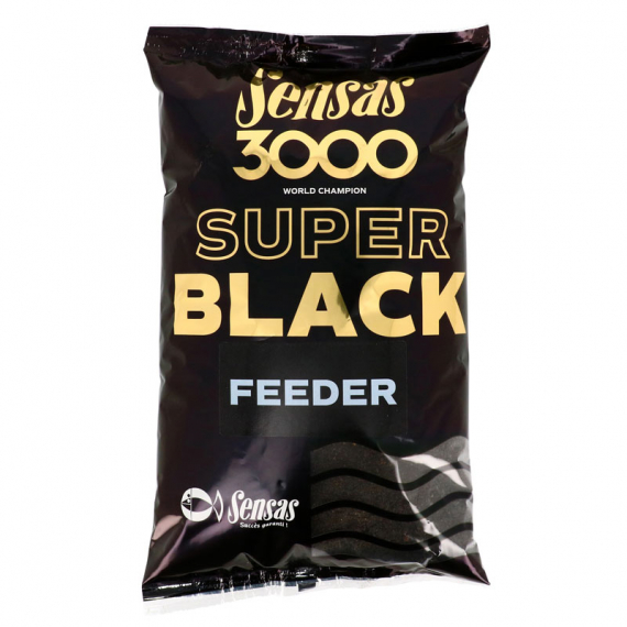 Sensas 3000 Super Black Feeder 1kg in the group Lures / Boilies, Hook Baits & Groundbait / Groundbait / Groundbait at Sportfiskeprylar.se (29-11622)