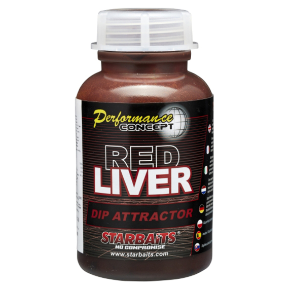 Starbaits PC Red Liver Dip Attractor 200ml in the group Lures / Boilies, Hook Baits & Groundbait / Liquids & Additives at Sportfiskeprylar.se (29-33738)