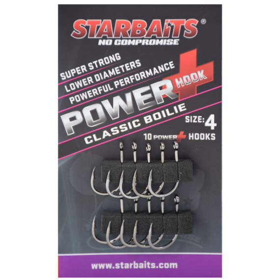 Starbaits Power Hook Classic Boilie Size 4 in the group Hooks & Terminal Tackle / Hooks / Specimen Hooks at Sportfiskeprylar.se (29-34477)
