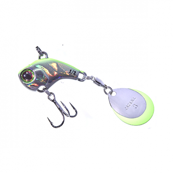 Illex Deracoup 21g 3,2cm, Silver Chartreuse Back in the group Lures / Lipless Crankbaits at Sportfiskeprylar.se (29-62235)